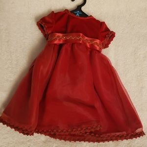American Girl Berry Red Holiday Dress